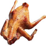 Poulet fumé assaisonné